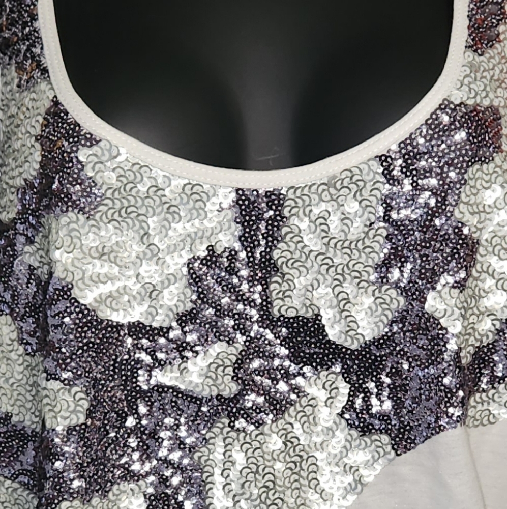 NWT Express sequin tank top!